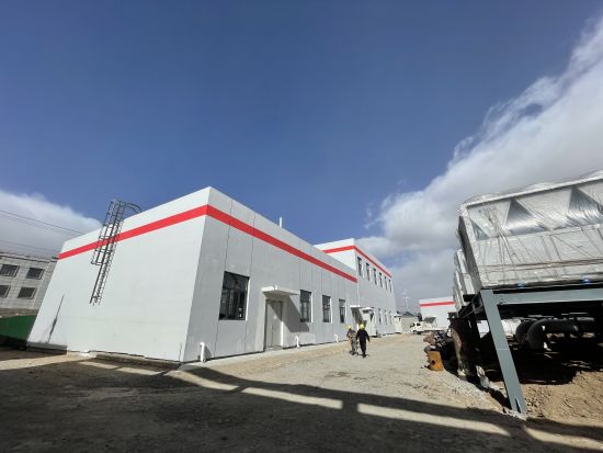 图为球王会兴海清洁能源有限公司子科滩镇、河卡镇项目建成开始供热。曹有山 摄